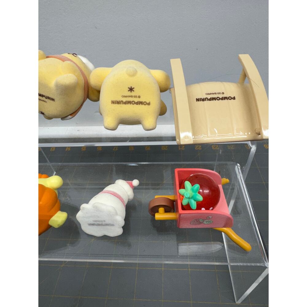 Sanrio Pompompurin Pom Pom Purin & Friends Figurine lot of 11 Pieces Cat Snowman - Picture 4 of 8